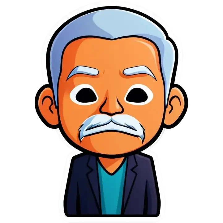 an asian middle aged man emoji