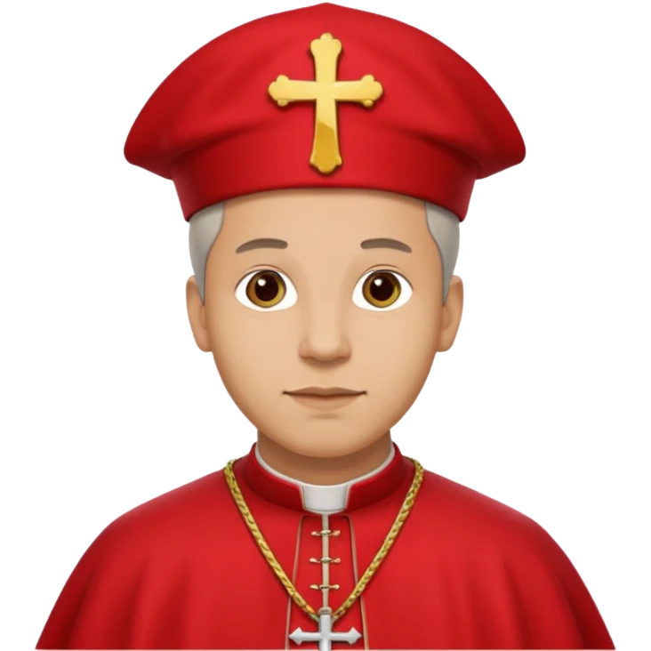 Catholic bishop make it red emoji