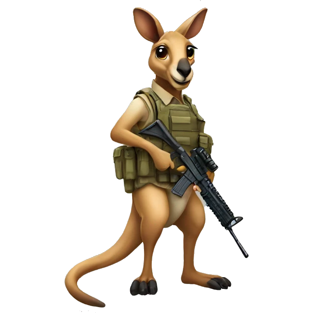 Tactical Kangaroo emoji