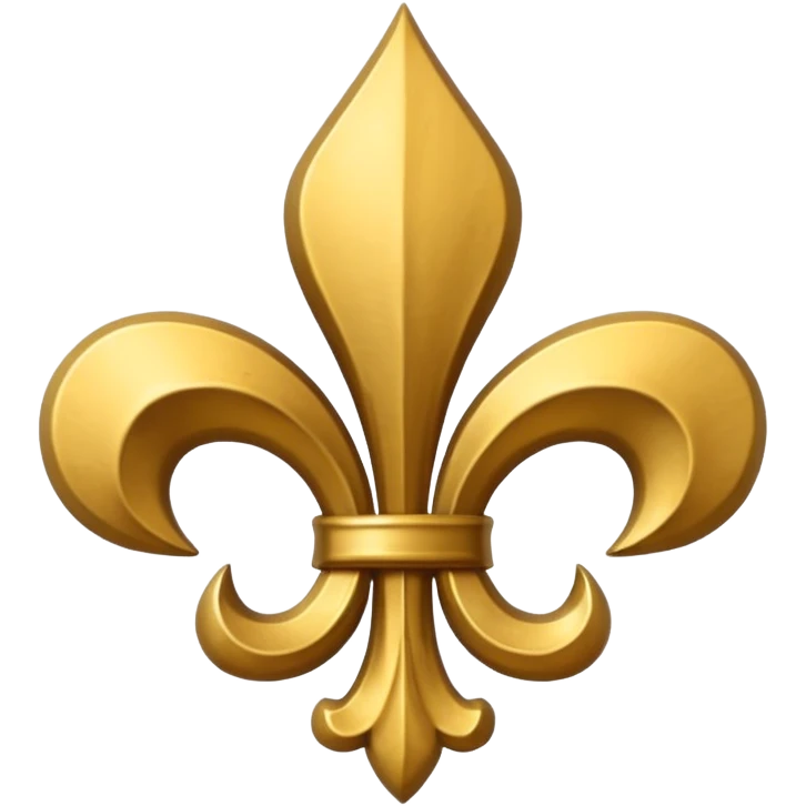 Fleur de lis with state of Louisiana  emoji
