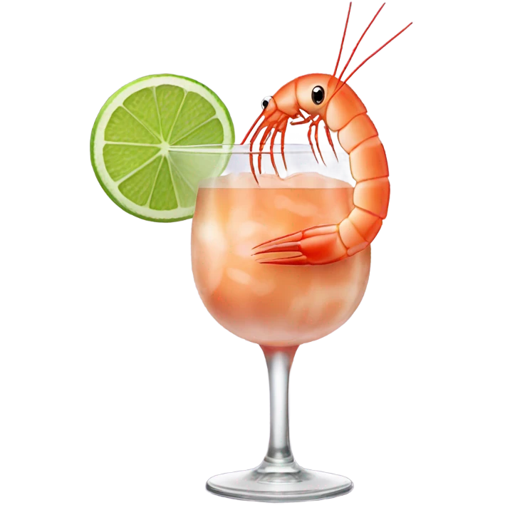 Prawn cocktail  emoji