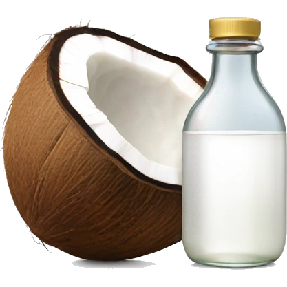Coconut oil bottle emoji