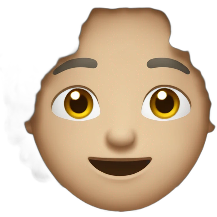 Emojis qui regarde sur le côté emoji