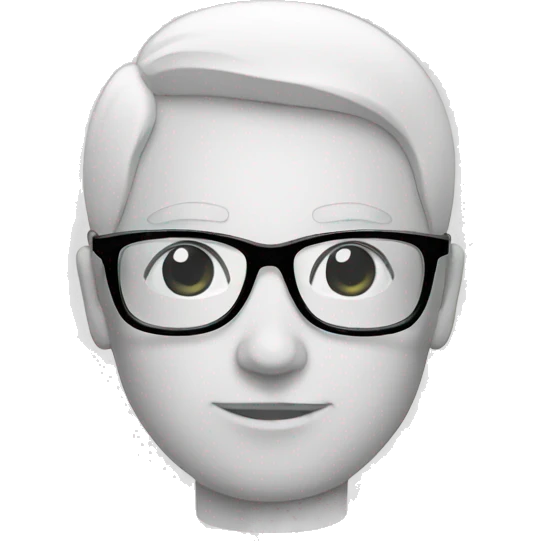 White glasses emoji