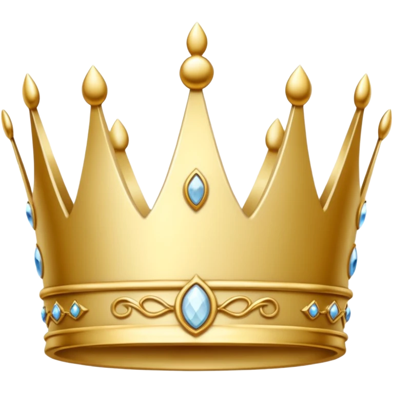 white crown emoji