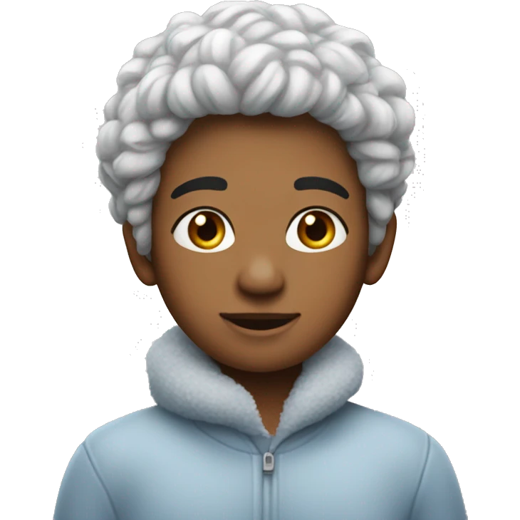 🥶❄️👩🏻‍🦱 emoji