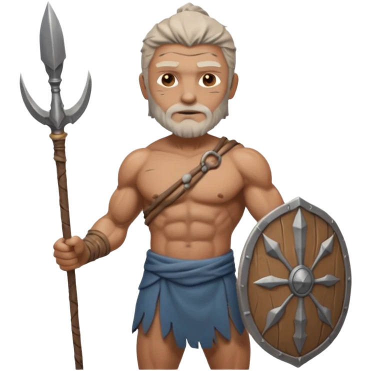 ancient guy with spear emoji