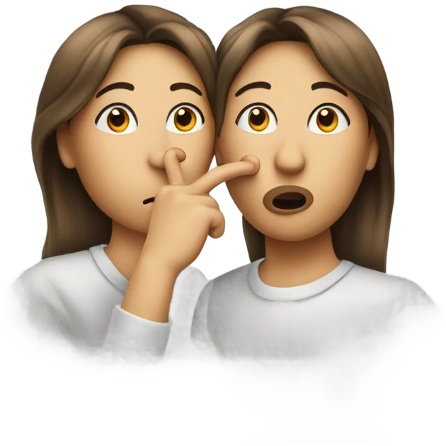 🫂🤫 emoji