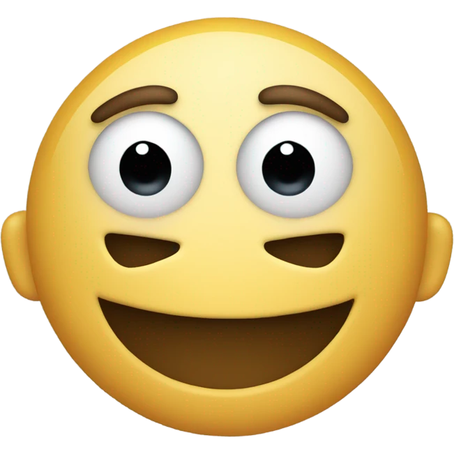 nervous cheesing emoji with jazz hands emoji