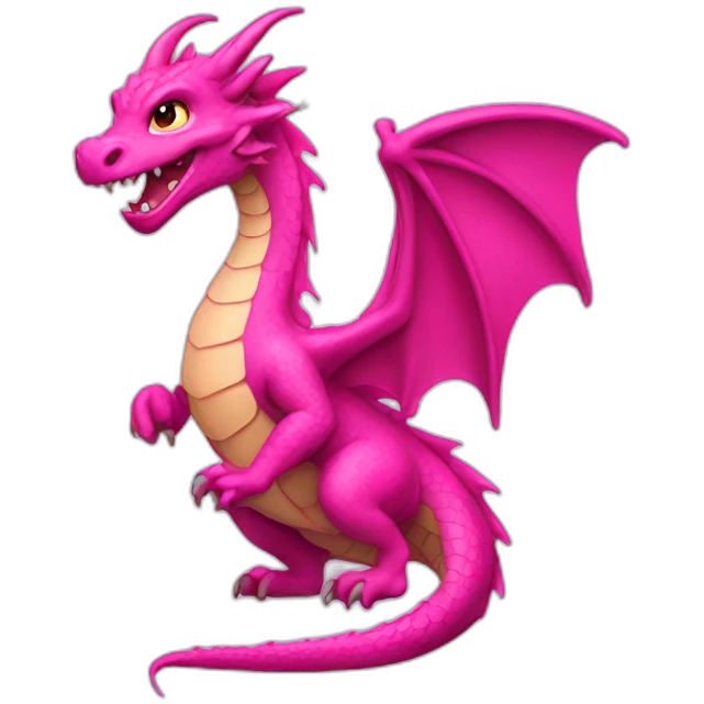 pink dragon emoji