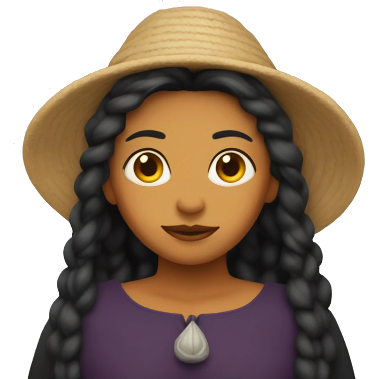  una bruja simpatica y bonita  emoji