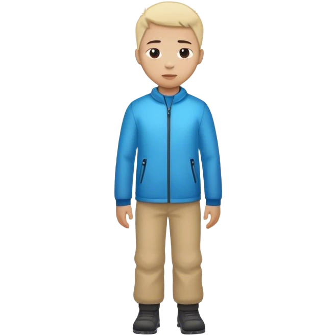 photorealistic greenland citizen standing full length emoji