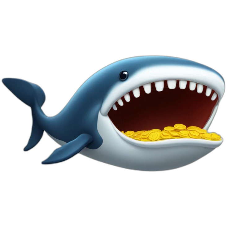 whale--greedy- money emoji
