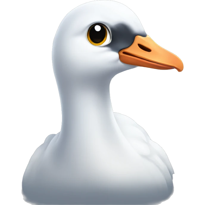 a ghost goose emoji
