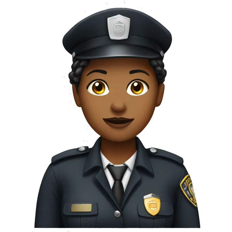woman security guard emoji