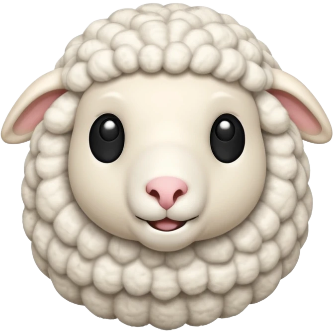 Sheep 3D emoji png emoji