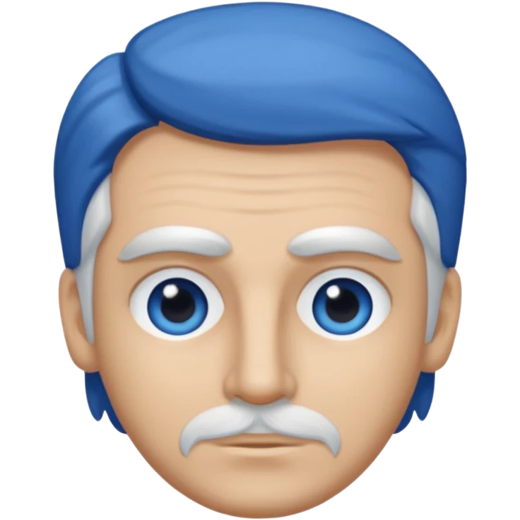 ahora hazme una hombre blanco viejito con el pelo corto y cafe oscuro emoji