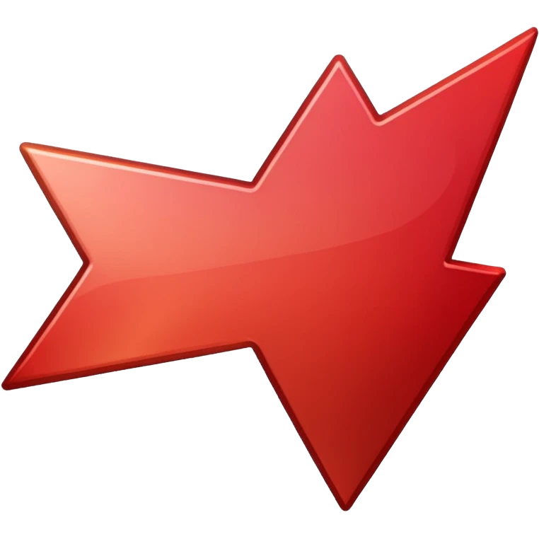 arrow red gradient down emoji