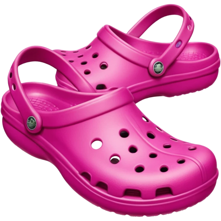 Fusica pink crocs emoji emoji