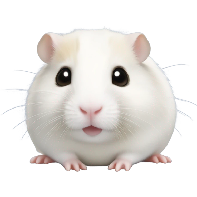 fat white dwarf hamster emoji