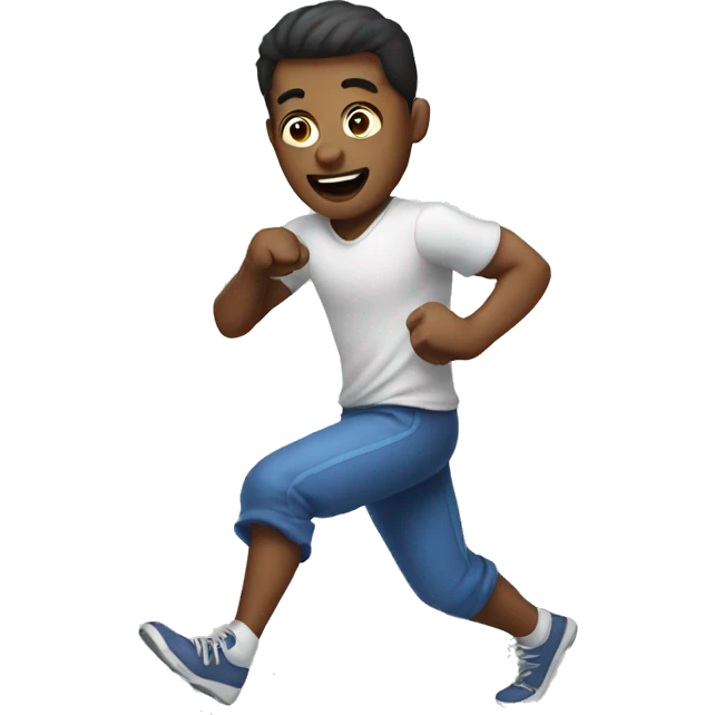 Guy playing tag emoji