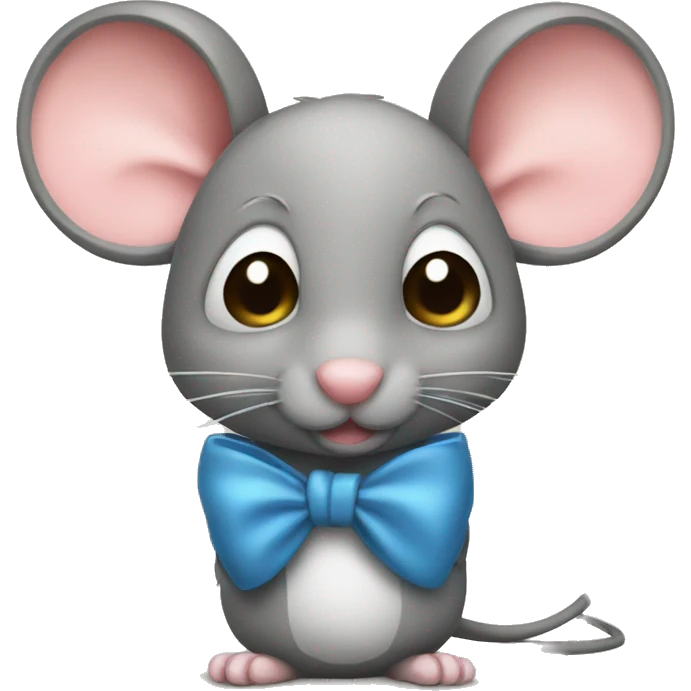 Mice with a bow emoji