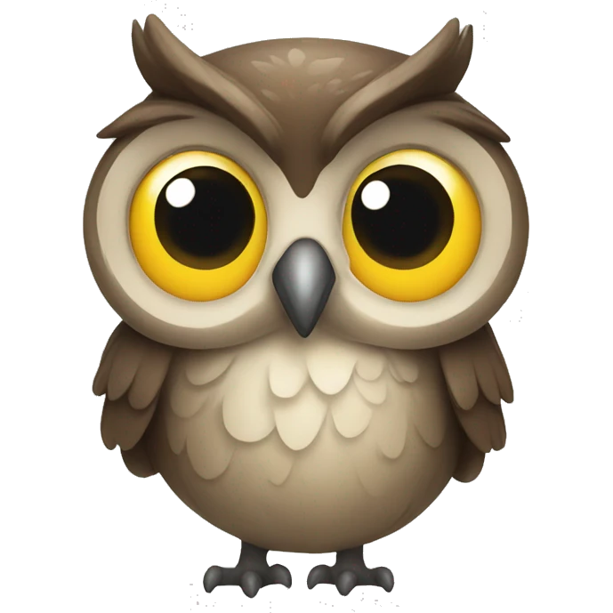 Smiling owl emoji