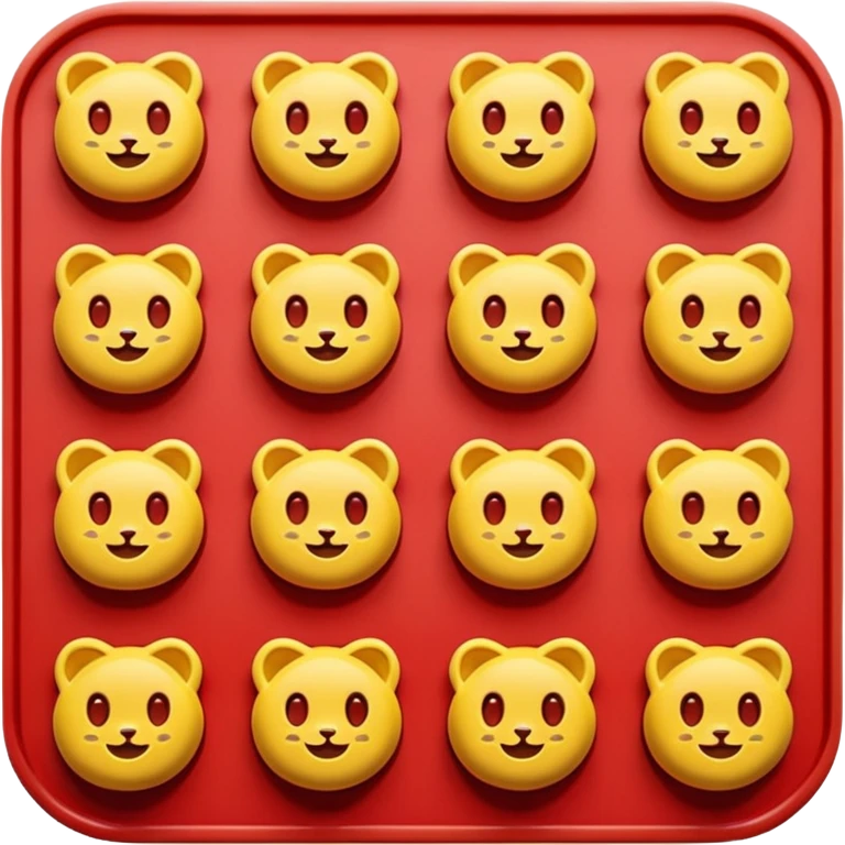 Silicone cake mold emoji