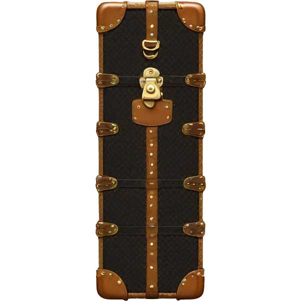Black Luis Vuitton Trunk emoji