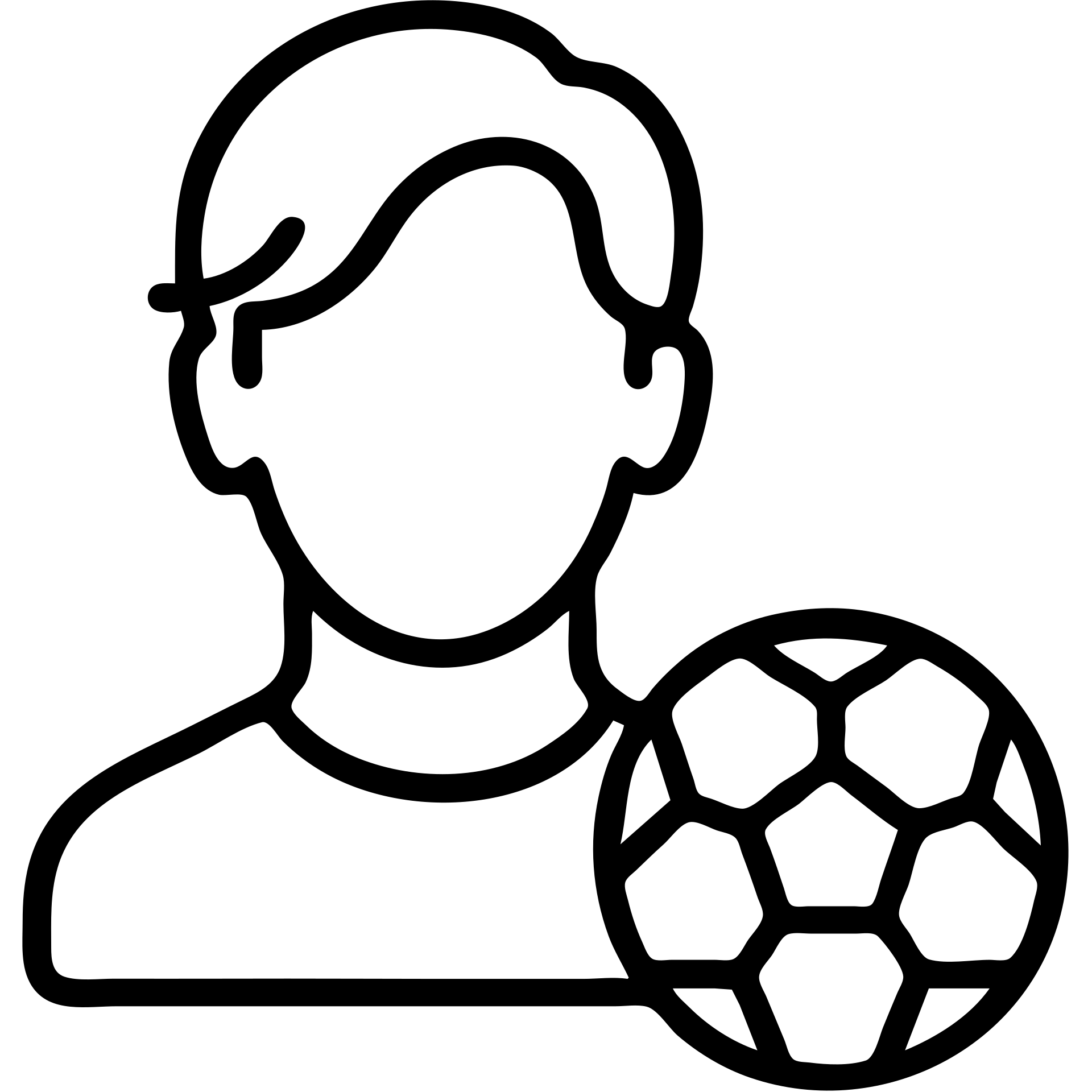 Add a football element to the Kenan Yildiz icon, keep the style minimal and outlined with no background. emoji