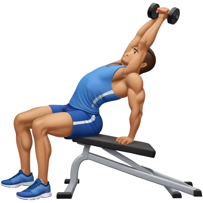side-view man weighted glute-bridges emoji