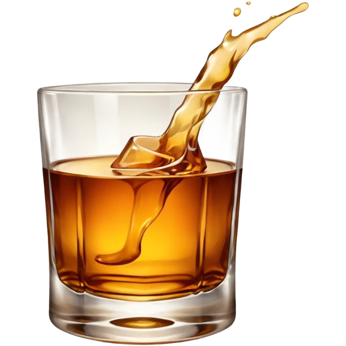 glass of whiskey emoji