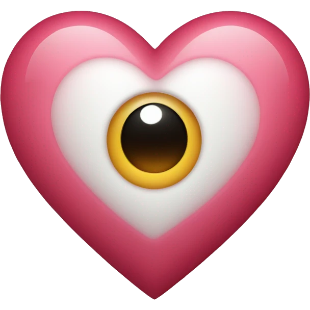 Love heart with eyes emoji