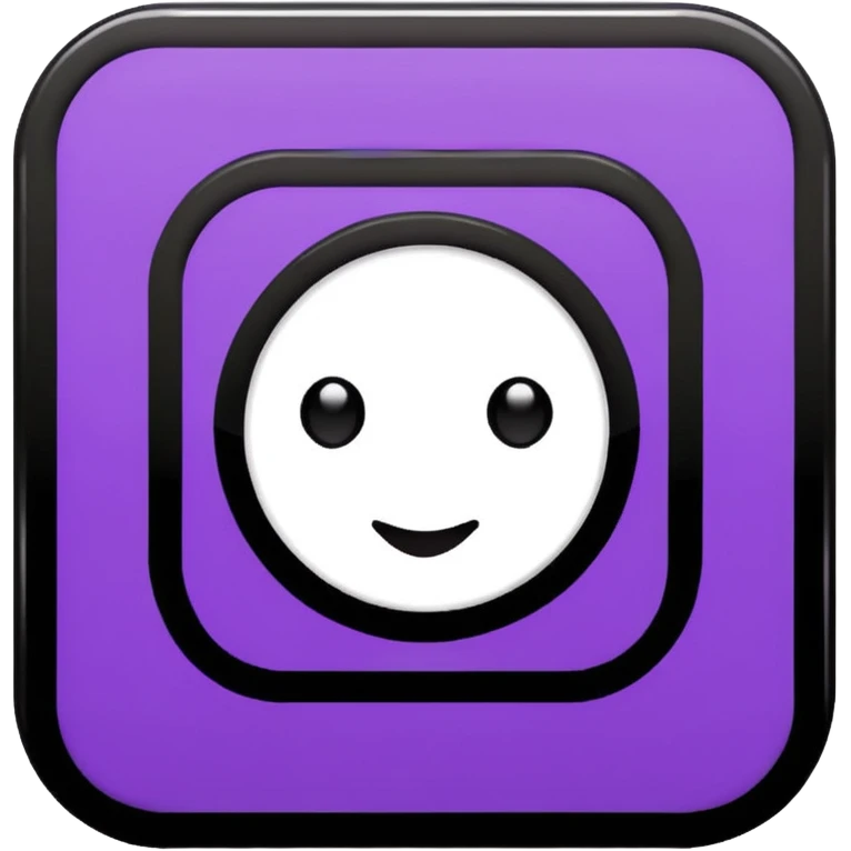 black pixel art vinyl with a purple and white striped middle label, pixel art emoji