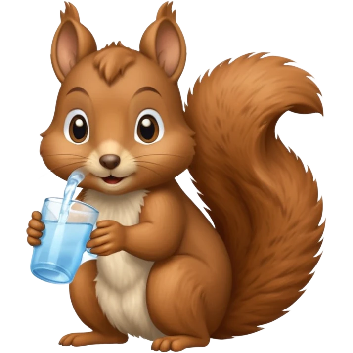 Suu çeken sincap emoji