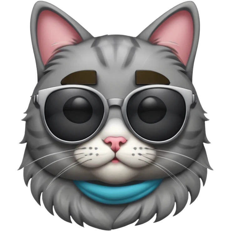 Cat wearing sunglasses emoji