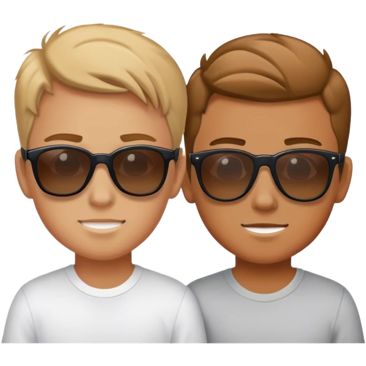 boys in sunglasses indoors BYU emoji