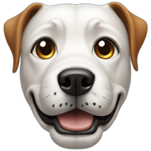 dog robot face emoji