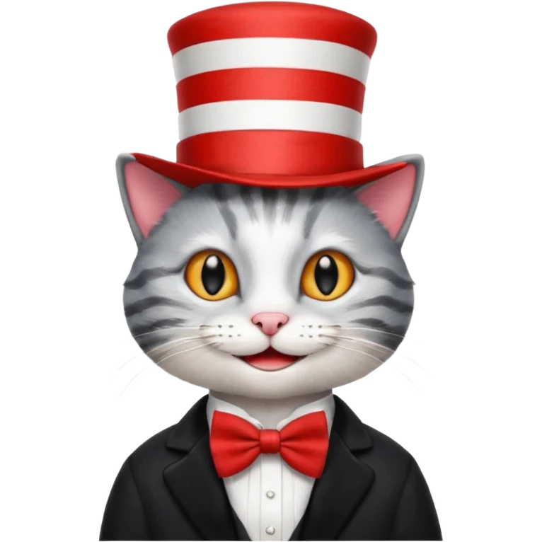 Dr seuss Cat in the hat emoji