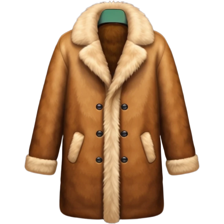 Fur coat from animals  emoji