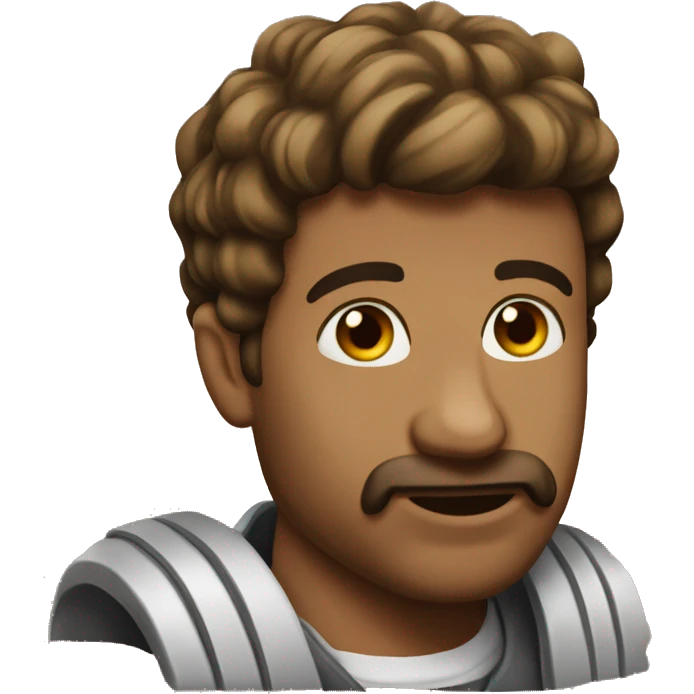 غوريلا لابس تاج ومبتسم emoji