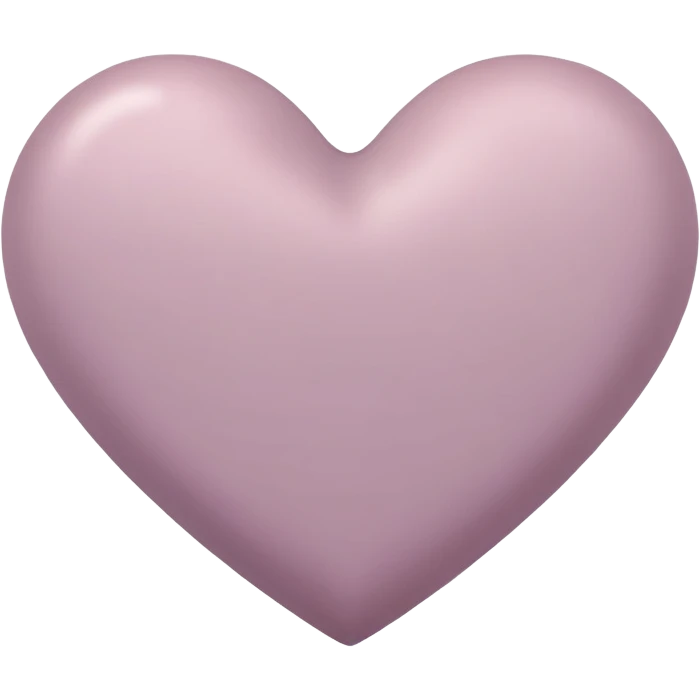 Light mauve heart emoji