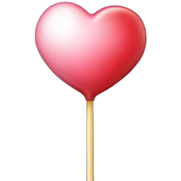 Heart lolipop emoji
