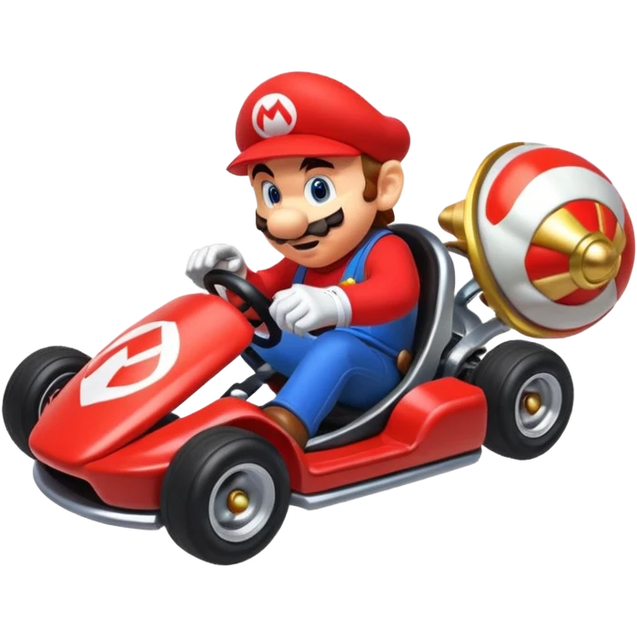 Mario kart running emoji