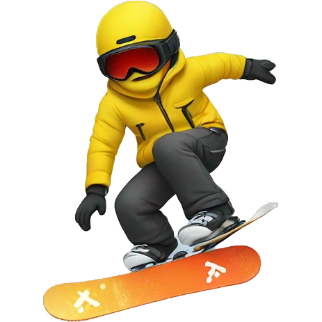 Snowboard emoji