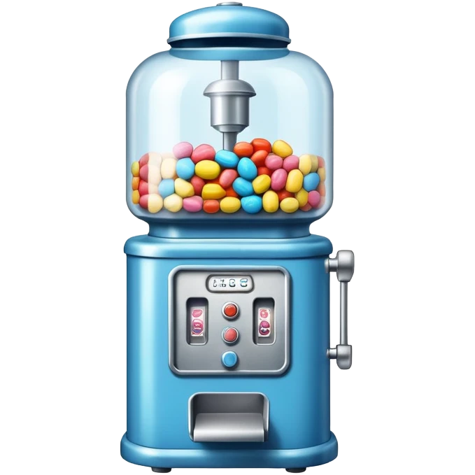 blue Candy machine emoji