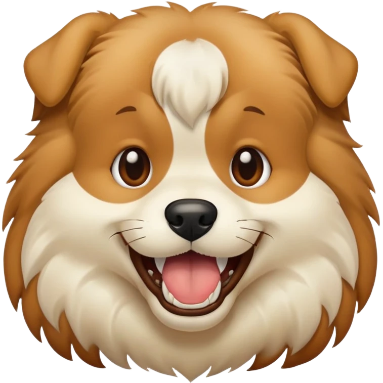 face eating a dog emoji