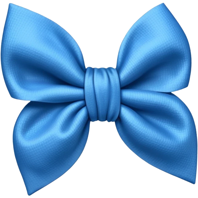 Noeud bleu emoji