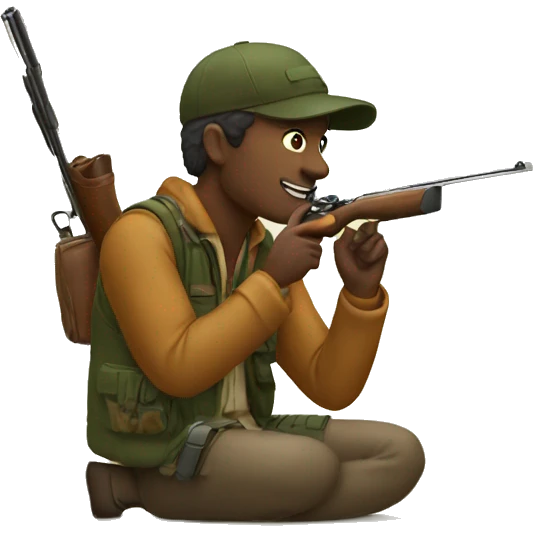 Hunter capturing ideas emoji