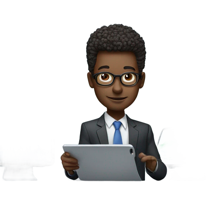 Venture capitalist investing in AI emoji